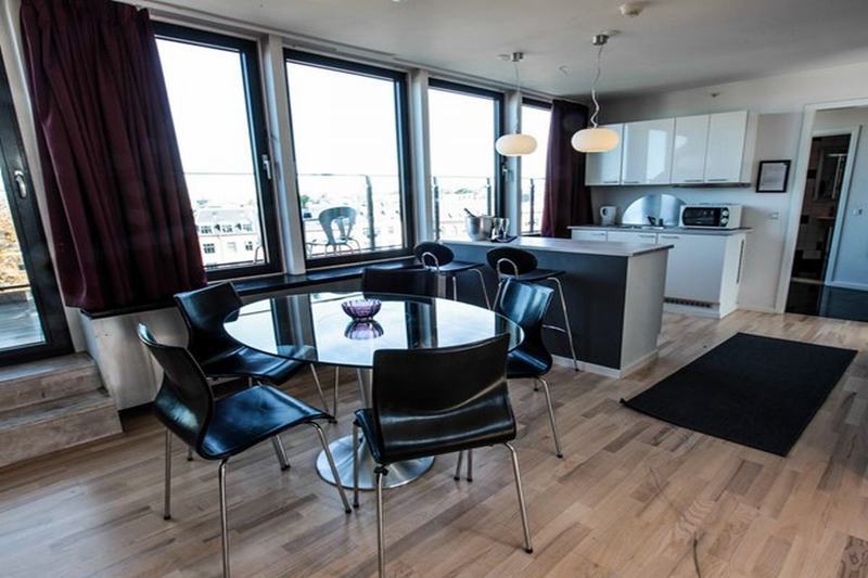 Manon Les Suites Guldsmeden Copenaghen Esterno foto A kitchen in a serviced apartment in Berlin, Germany